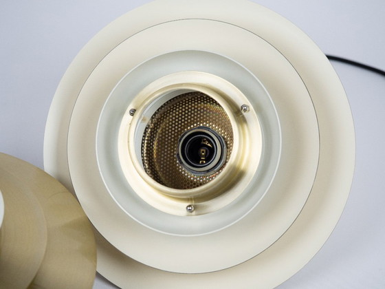 Image 1 of Coppia di 2 lampade a sospensione vintage danesi Verona di Kurt Wiborg, Jeka, anni '80