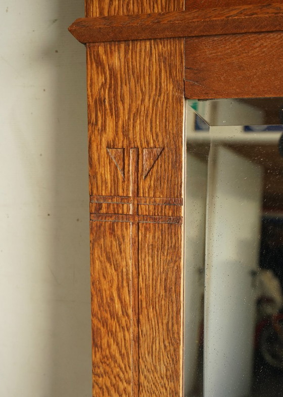Nieuwe Kunst Arts & Crafts Wandspiegel, jaren 20 – Wood (photo 13 of 13)