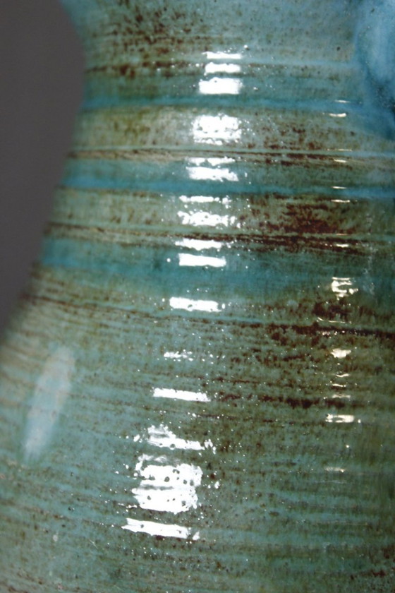 Image 1 of Frédéric Watteel in Strasbourg - Large jug with cloudy enamels, Alsace, 1950s
