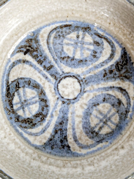 Image 1 of Vintage Søholm Denemarken Steengoed Middenstukkom Ø 19,5 cm