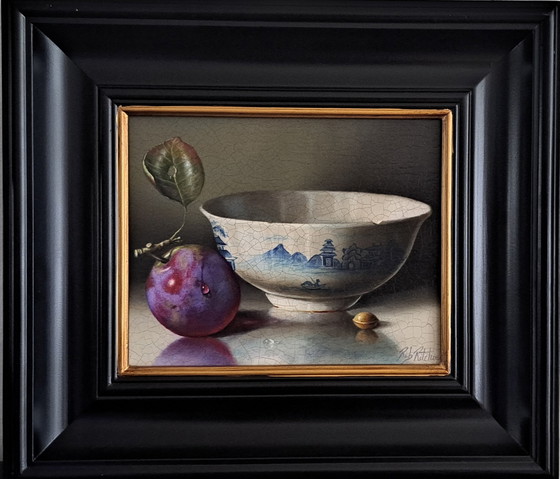 Image 1 of Still Life with Plum and Bowl by Rob Ritchie