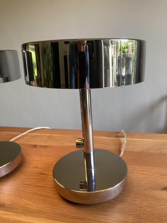 Image 1 of 2x moderne tafellamp met dimmer