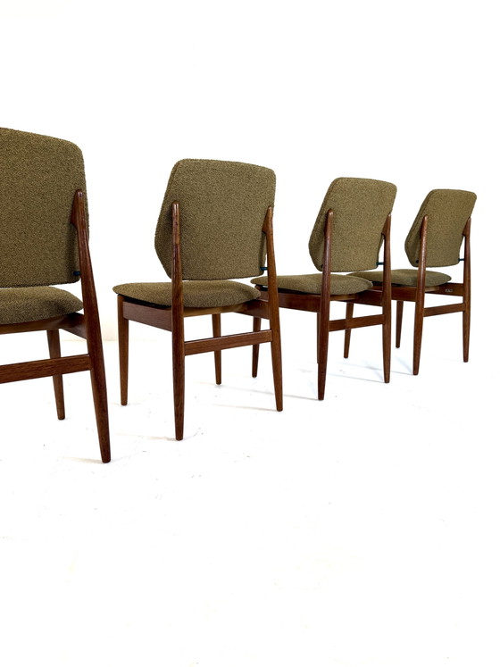 Image 1 of 4x restaurierte Teak-Esszimmerstühle, Casala ‘60