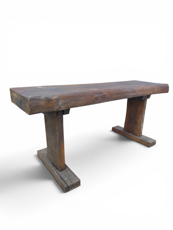 Image 1 of Primitive french console table