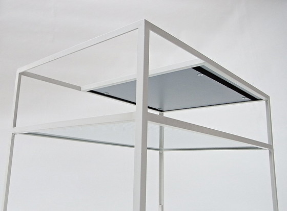 Image 1 of Carrello bar disegnato da Herbert Hirche per Holzäpfel, Germania, anni '50.