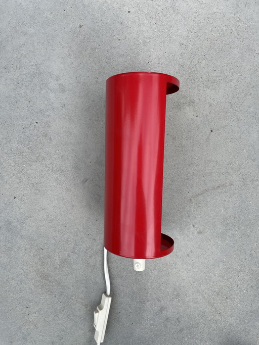 Lampe de chevet vintage rouge IKEA – leeslamp, Metal