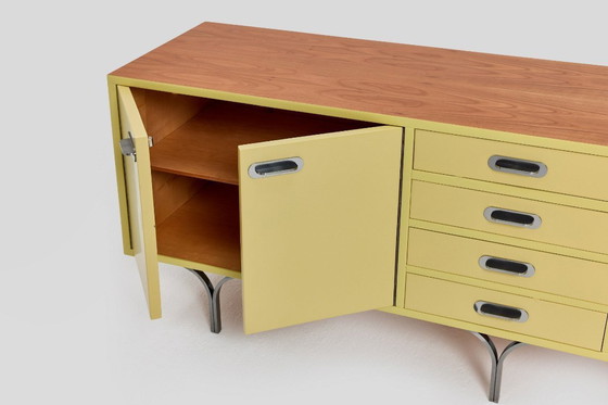 Image 1 of Industrial Vintage Mid-Century Sideboard, Steel, 1960s