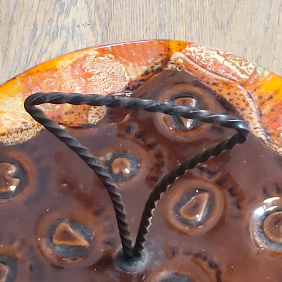 Image 1 of Vassoio in ceramica francese Vallauris per formaggi, pasticcini, ...