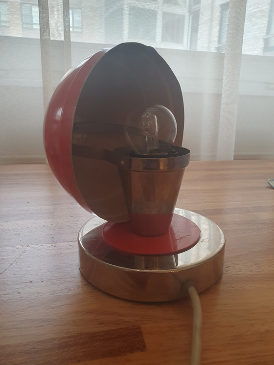Lampe Vintage Space Age Champignon AZ Iskra Plovdiv – Luminaires, Metal, Chrome (photo 6 of 8)