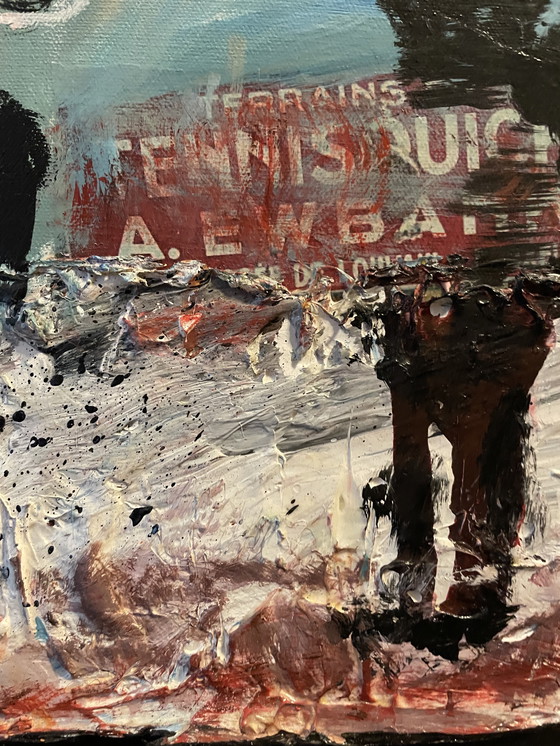 Image 1 of Bernard Bieling " STATUE DE LIBERTÉ " 100x70 cm.