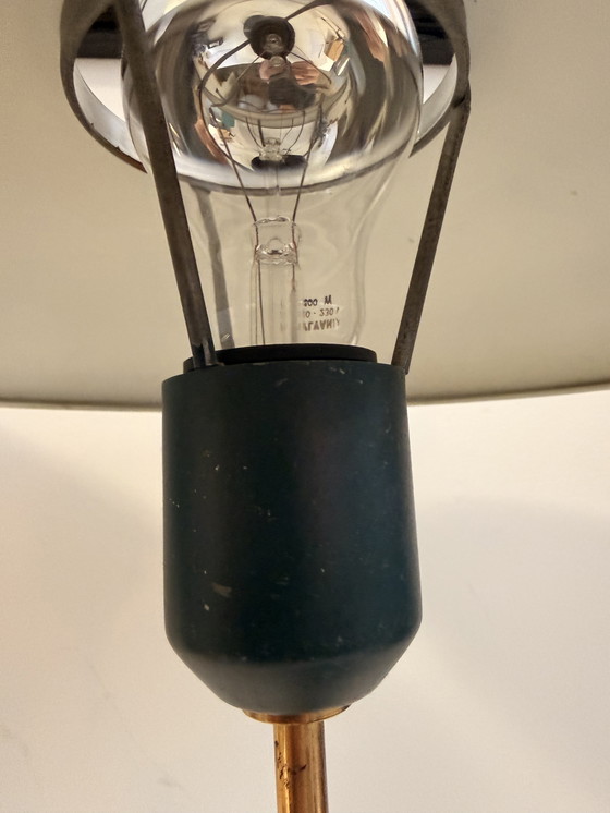 Image 1 of Louis Kalff for Philips - Romeo Desk Lamp (Rare Chrome Shade), 1950s