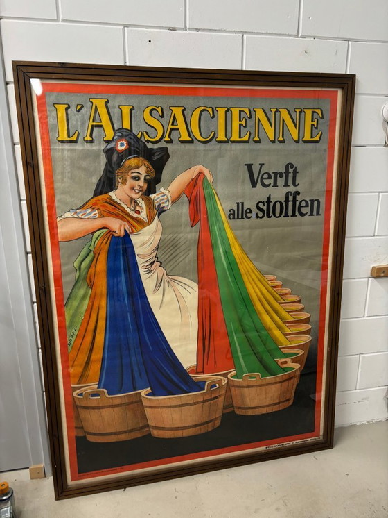 Image 1 of Poster antico autentico L'Alsacienne