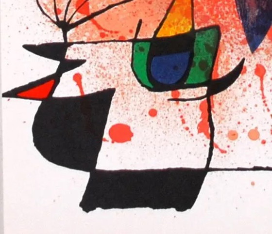 Image 1 of Miró, Joan - L`Astre bleu - Mourlot 857 - Litografía color