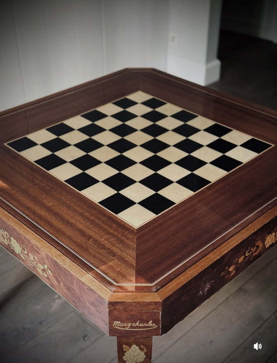 Italiaanse Sorrento Speeltafel Inclusief Roulette Klokje – Bijzettafels, Wood (photo 5 of 13)