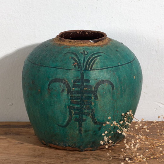 Antieke Qing-dynastie vaas (ca. 1820) #15 – Vazen, Ceramic (photo 7 of 34)