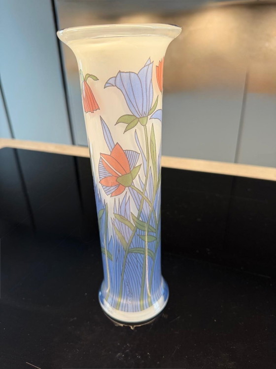 Rosenthal Vase 100 Jahr, Vasen, Glas, Blau (Foto 12 von 15)