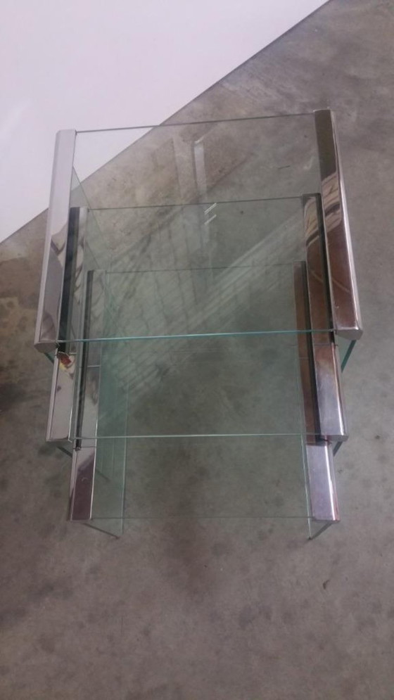 Image 1 of Bijzettafels vintage design Gallotti & Radice, Italië jaren 70