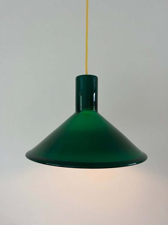 Image 1 of Vintage Holmegaard P&T Pendel (handgemaakt) - Michael Bang - Deense designlamp