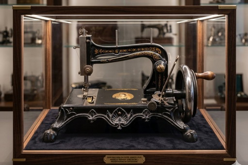 Rare Antique Junker & Ruh Sewing Machine - Model "Rhineland" / F - Late 19th Century