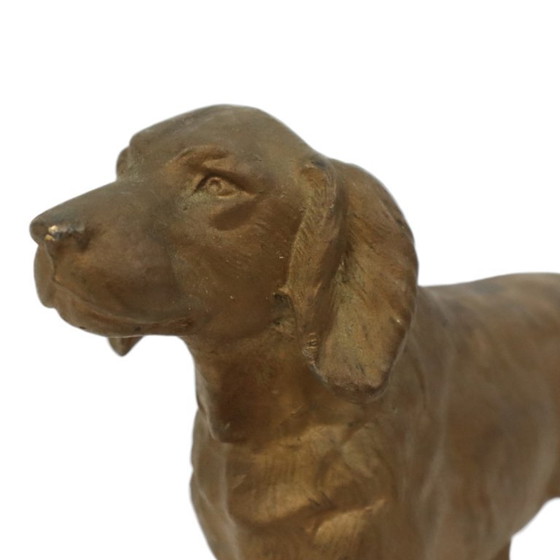 Image 1 of Art Deco Dog on Marble Base