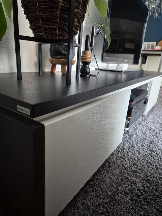 Image 1 of Bert Plantagie oak basalt sideboard, TV unit, and cube cabinet with 4 doors