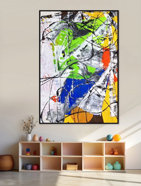 Image 1 of Jürgen Angeler - Green Gemstone - 200 x 140 cm