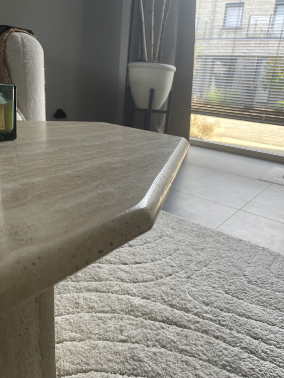 Image 1 of Table basse Tavertin - pierre naturelle véritable