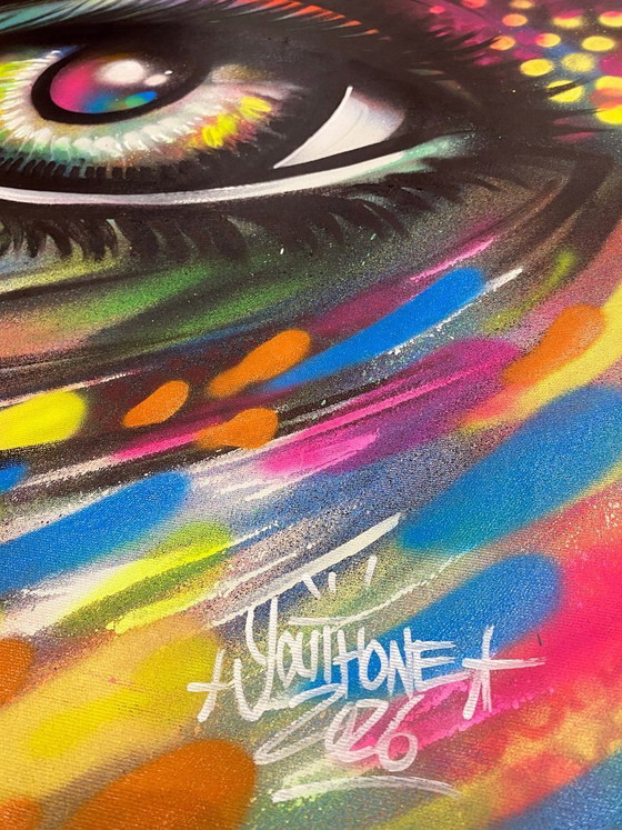 Image 1 of YOUTHONE - Neon Vision - Artist Canvas