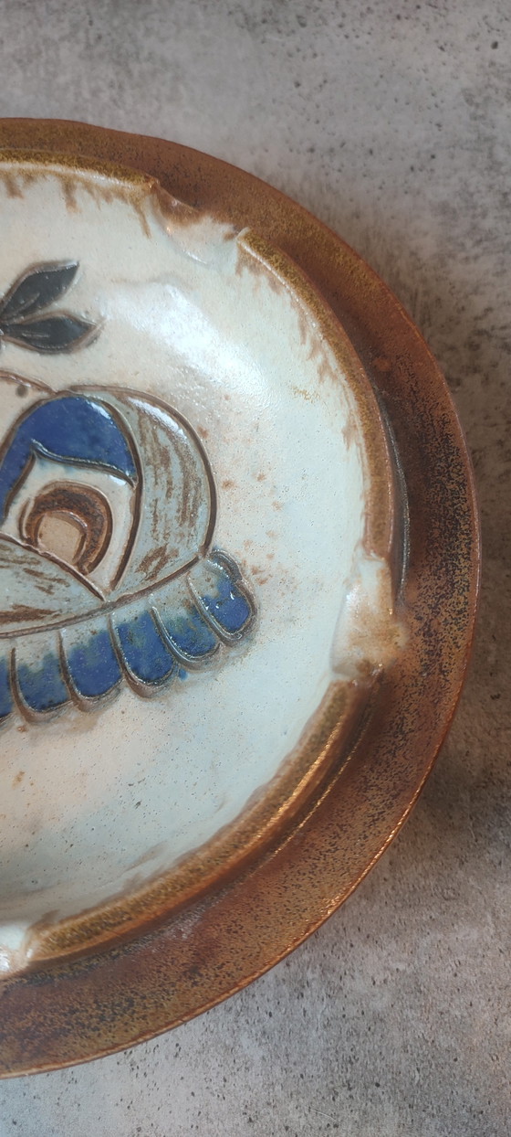 Image 1 of Small bowl signed Antoine Dubois, Mons ceramic, 1930s–40s

