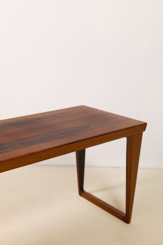 Image 1 of Set di panca da corridoio e specchio in palissandro di Kai Kristiansen, Aksel Kjersgaard, 1960