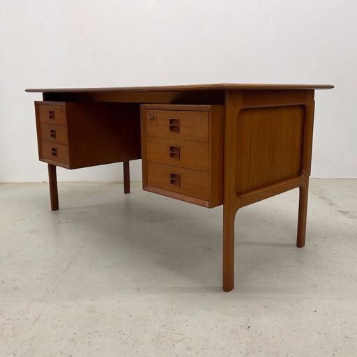Teak Executive Desk By Arne Vodder For Brouer, 1960s