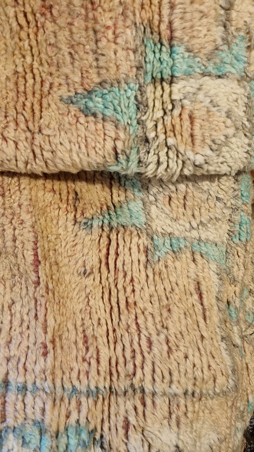 Vintage Moroccan rug, Berber carpet 150x330 cm