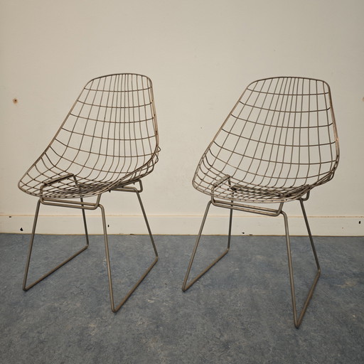 Chaise de salle à manger vintage SM05 Pastoe Cees Braakman