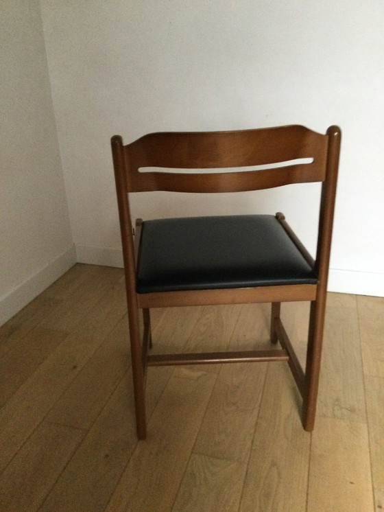 Image 1 of 1950s wooden chair – minimalist design