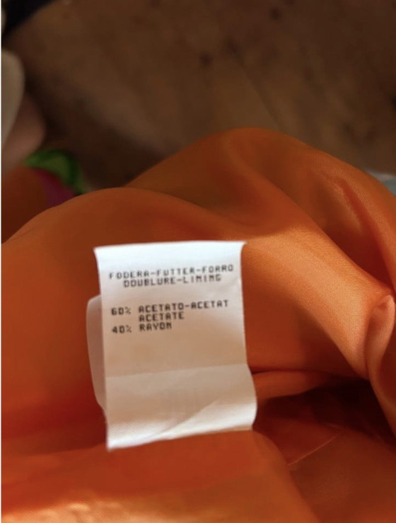 Image 1 of Vintage Moschino Couture! 100% Silk Made in Italy – Rare