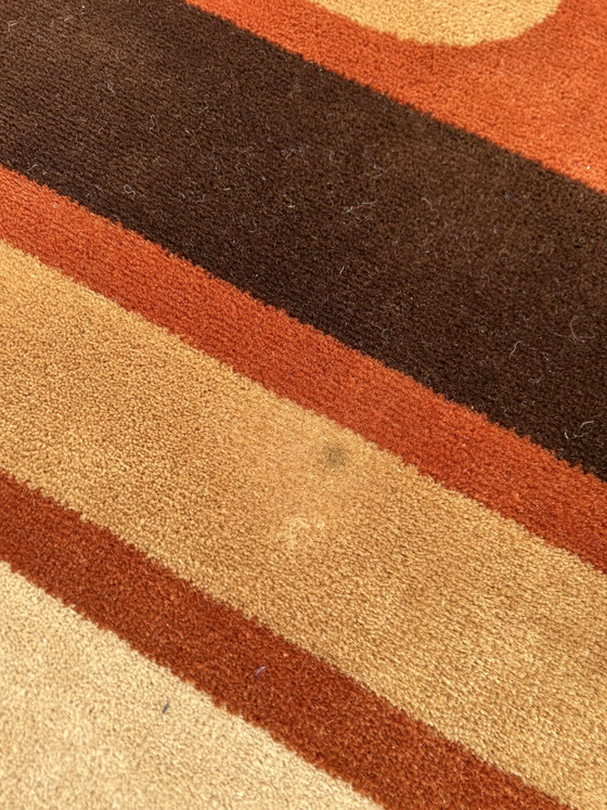 Image 1 of Vintage space age XL low-pile rug