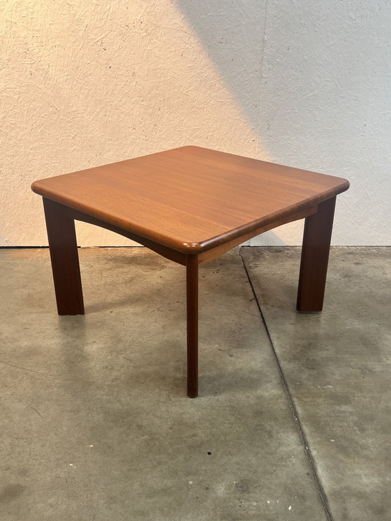 Image 1 of Viereckiger Couchtisch aus Teakholz, S. Burchardt-nielsen, Deutschland