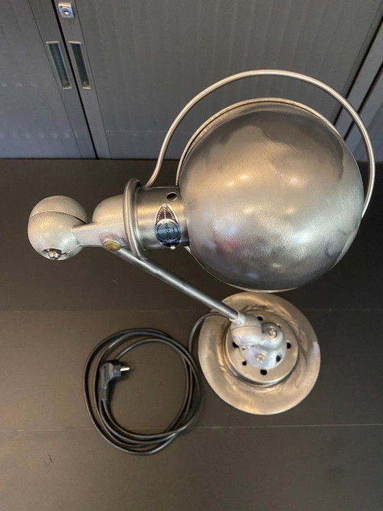 Jieldé Jielde 1-arm Floor Lamp, Clear Gloss Varnish, Industrial Vintage, Table lamps, Metal, Silver (photo 5 of 15)