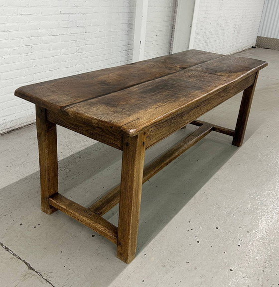 Image 1 of Table paysanne française ancienne