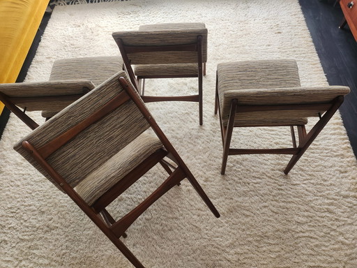 4x Louis van Teeffelen pour les chaises Webe Uppsula