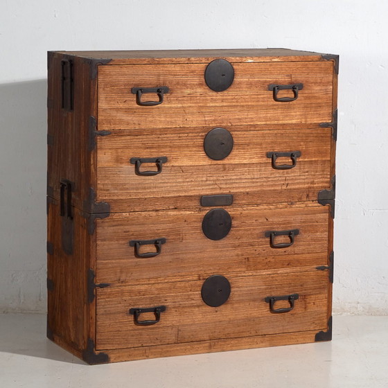 Tansu giapponese antico - Periodo Meiji / Taishō (ca. ) #25 – Cassettiere, Iron (photo 8 of 40)