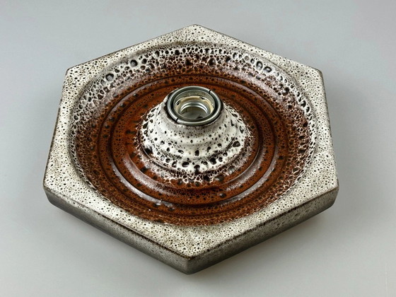 Image 1 of 60s 70s Aplique Ceramica Siglo Medio Diseño Space Age