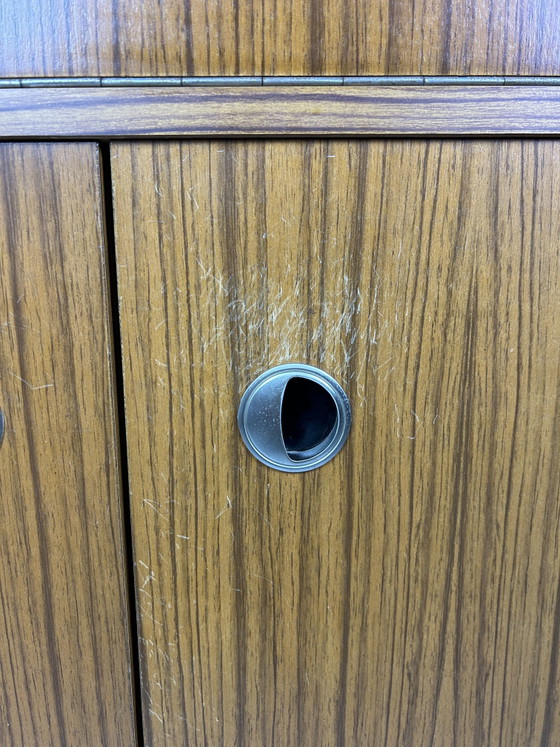 Image 1 of Vintage Unigro kast opbergkast met klep