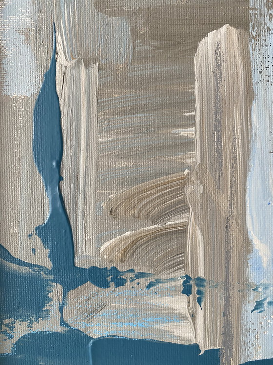 Image 1 of Abstract painting 30x40 including frame