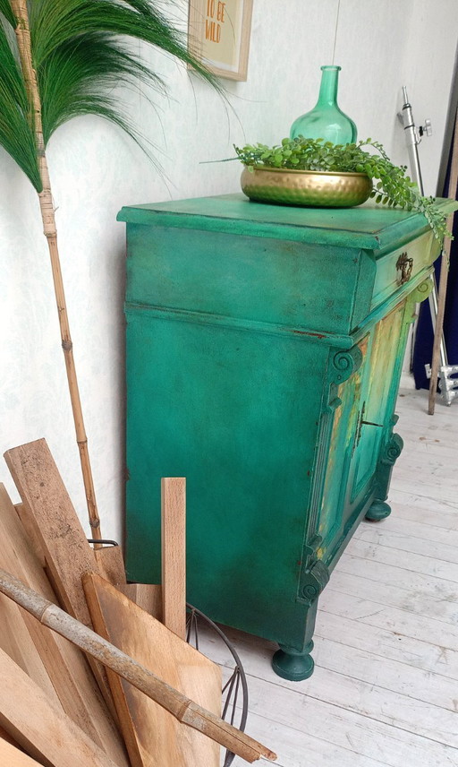 Stunning antique wooden cabinet