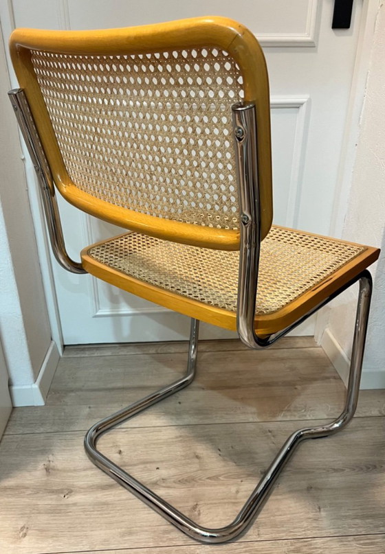 Image 1 of 6x Cesca Marcel Breuer stijl Made in Italy