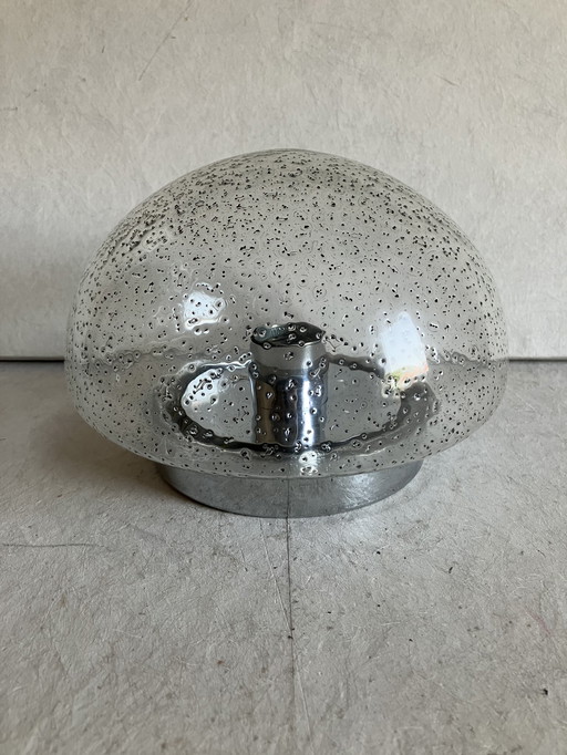 Hillebrand speckle bubble ceiling lamp vintage design 70'