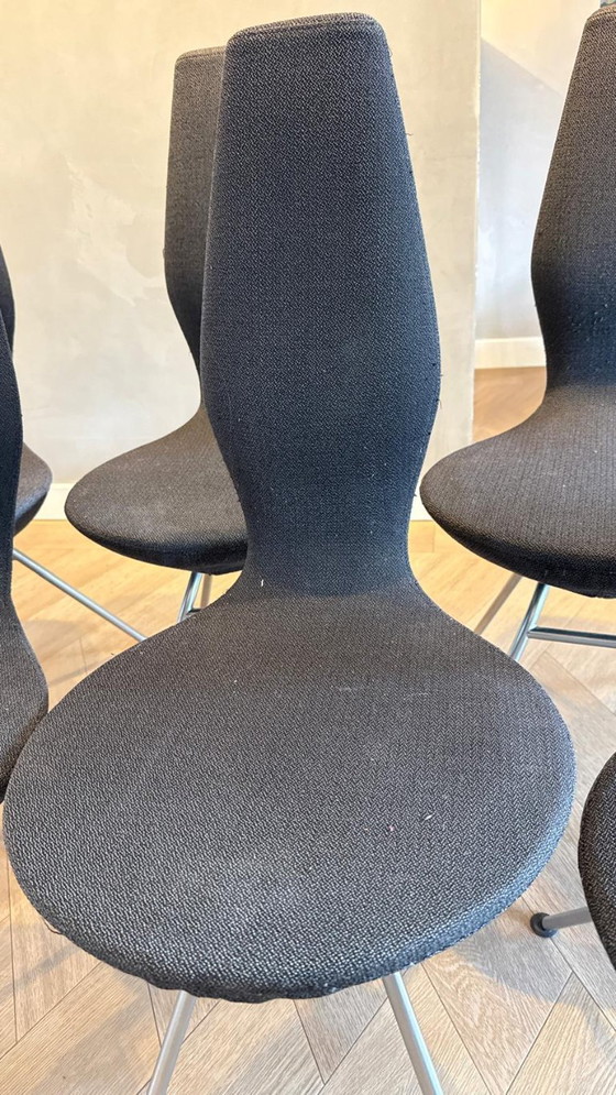 stokke, varier date stoelen, Eetkamerstoelen, Katoen, Zwart (foto 3 van 8)