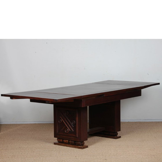 Dining table in the style of Charles Dudouyt, 1940 – Wood (photo 2 of 10)