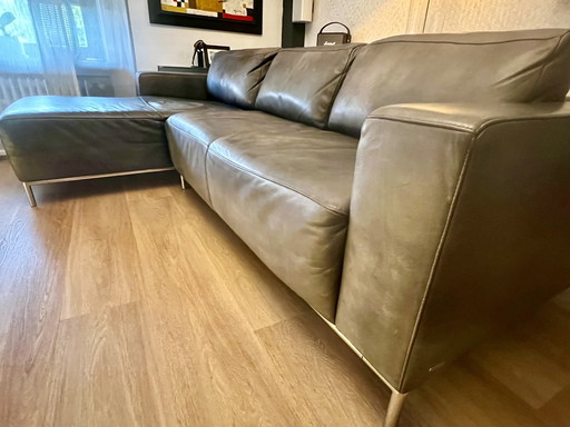 Koinor - Anilin Ledersofa mit Schlaffunktion